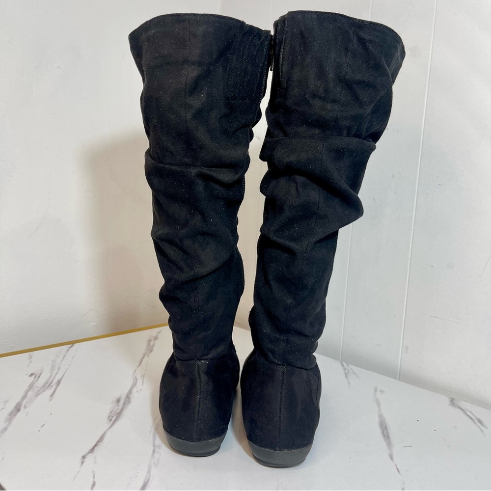 Comfortview Slouchy Black Tall Wide Calf Boot - 8WW Comfort and stylish - Picture 5 of 9